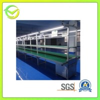 Mobile Phone LED Light PVC Belt Conveyor Assembly Line